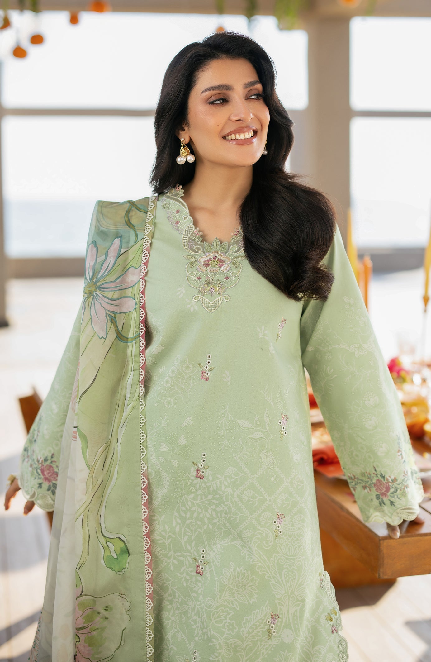 Seran | Afsanah - Unstitched Lawn | Masha