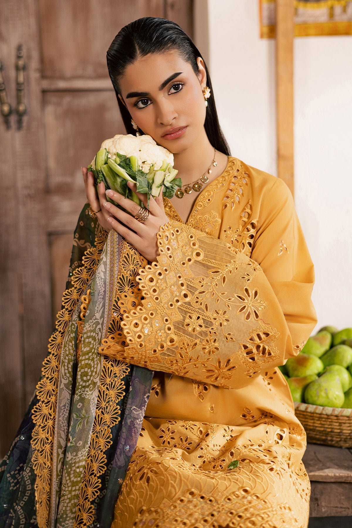 Nureh | Bazar Embroidered lawn | NE-254