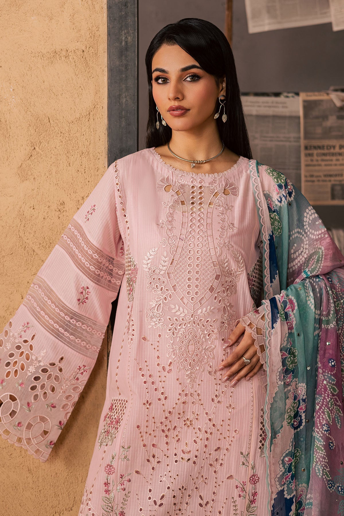 Nureh | Bazaar Embroidered Chikankari Lawn | NE-241