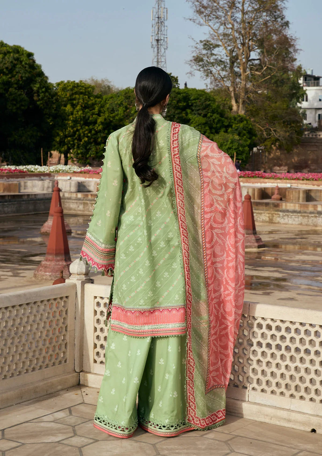 Kahf | Aangan Prints Chiffon '26 | Gul-Bahar