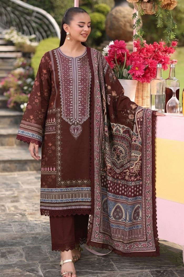 Mausummery | Malhaar Lilen 3 PCs | Afreen
