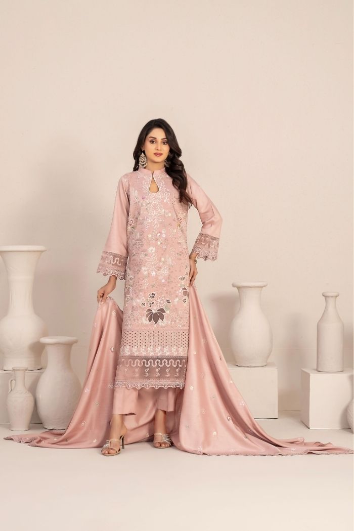 Tawakaal | Oryn 3Pcs Embroidered Viscose Zari | D-5054
