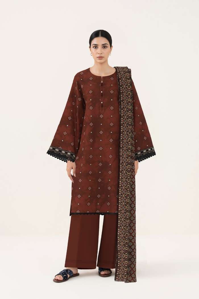 Sapphire | 3 Pc Printed Lawn | 3PB-WS26CL13-122