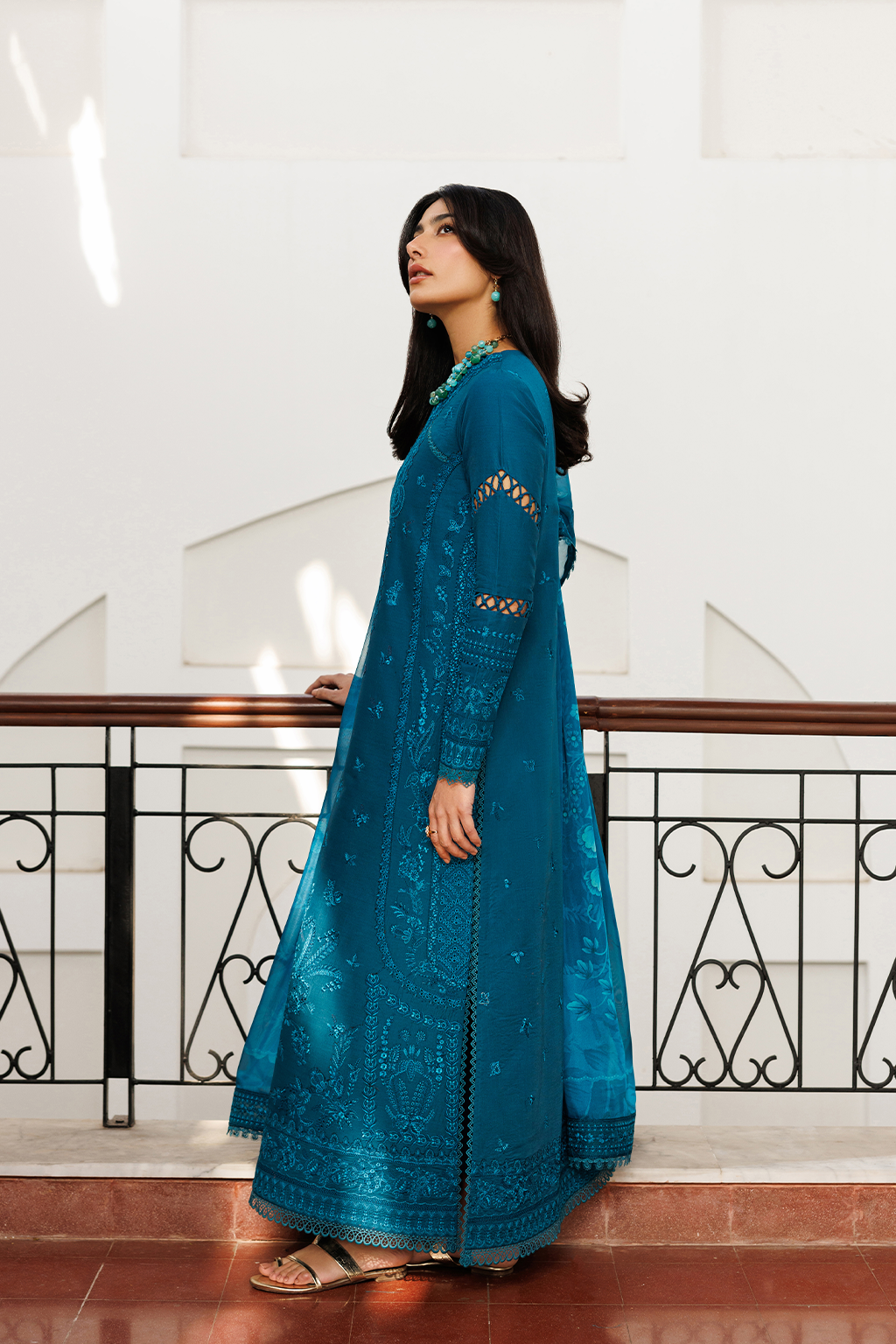 Emaan Adeel |  Mirabelle festive luxury lawn | Floraison