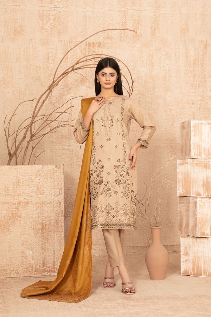 Tawakaal | Suha 3Pcs Embroidered Viscose Jacquard | D-4957