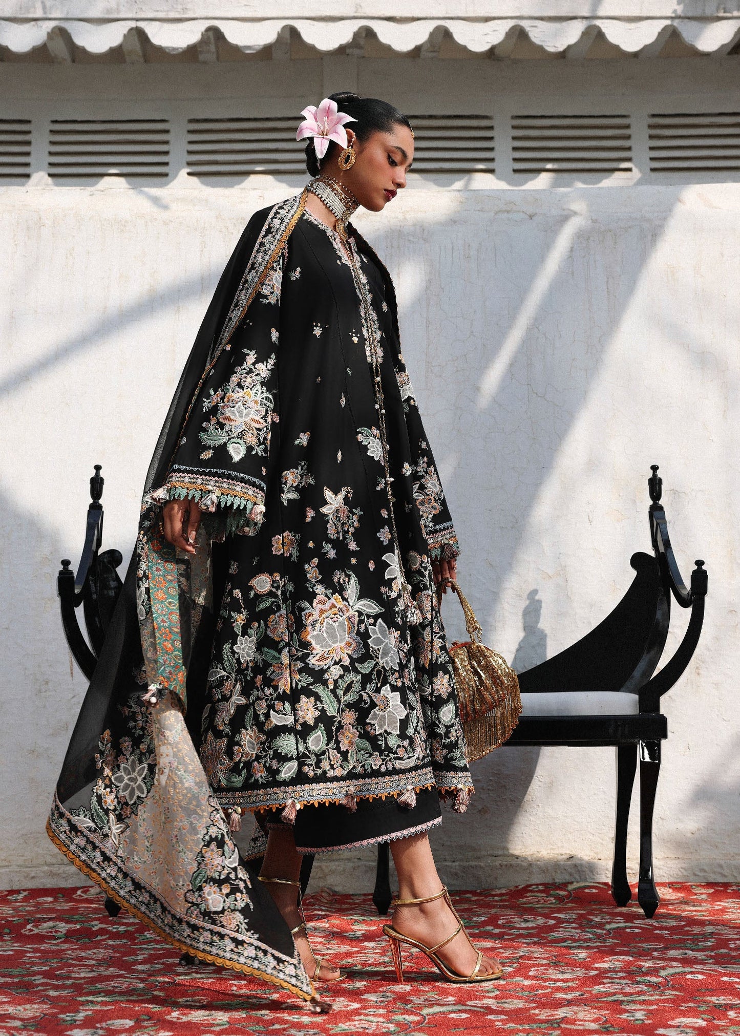Hassan Rehar | Luxury Lawn 26 Eid Edit | Sable