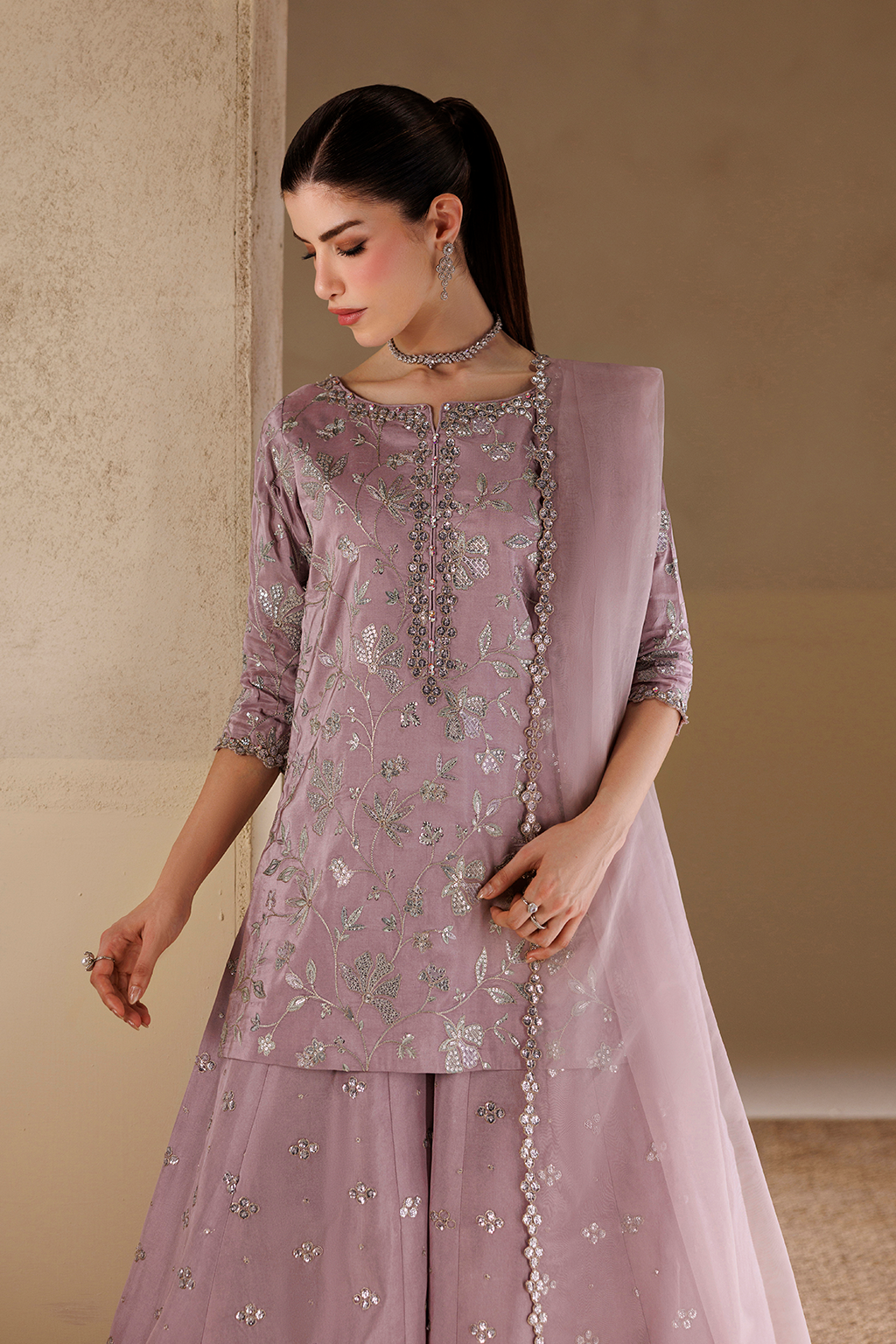 Iznik | Formals 26 Embroidered Ramen Silk | UE-730