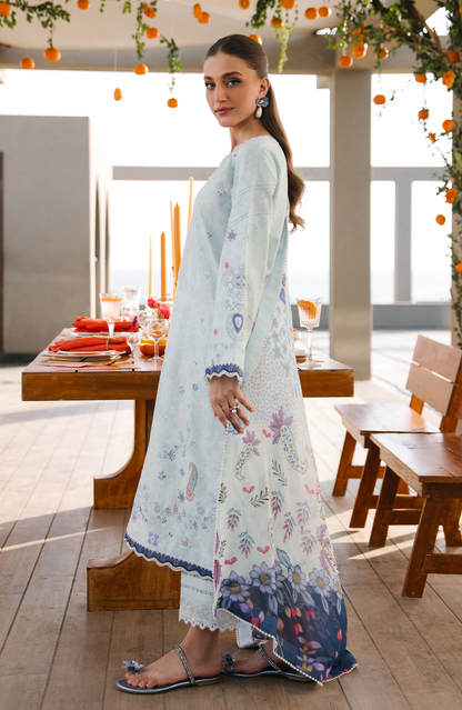Seran | Afsanah - Unstitched Lawn | Alara