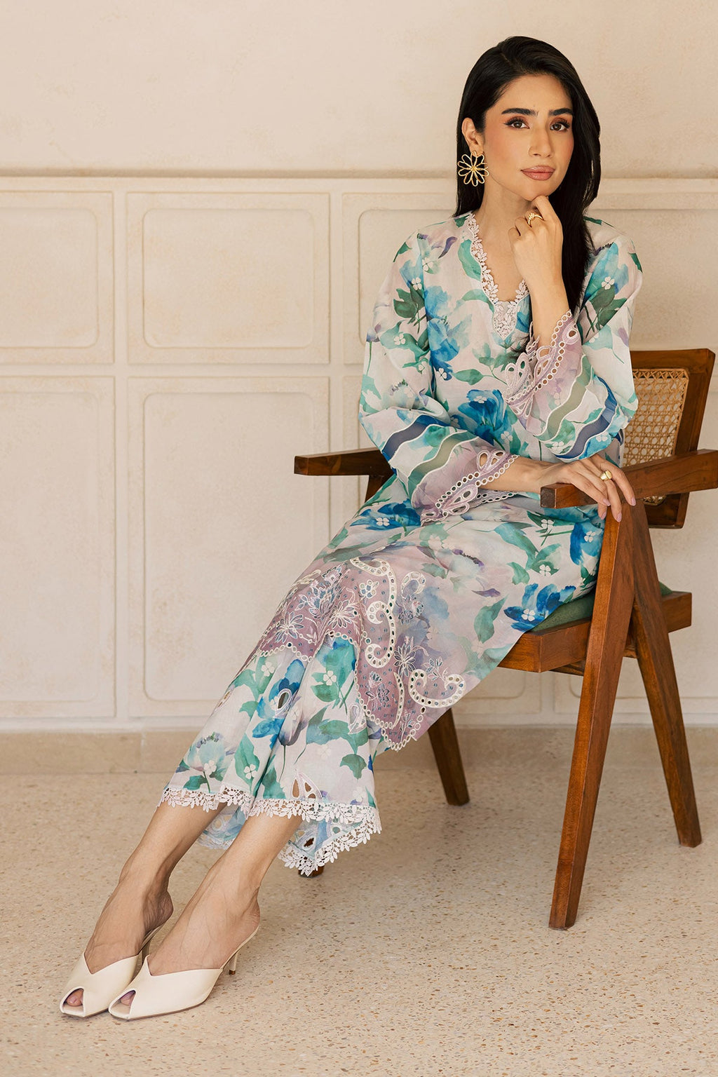 Nureh | Ballerina 2 Pc Unstitched | NU2-210