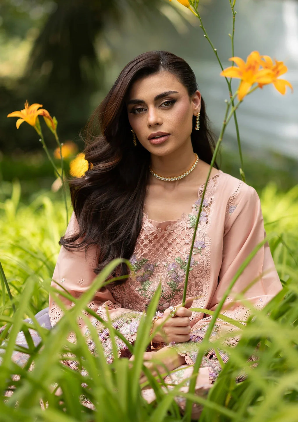 Elaf | Luxury Lawn Vol 2 '26 | Blushing Rose
