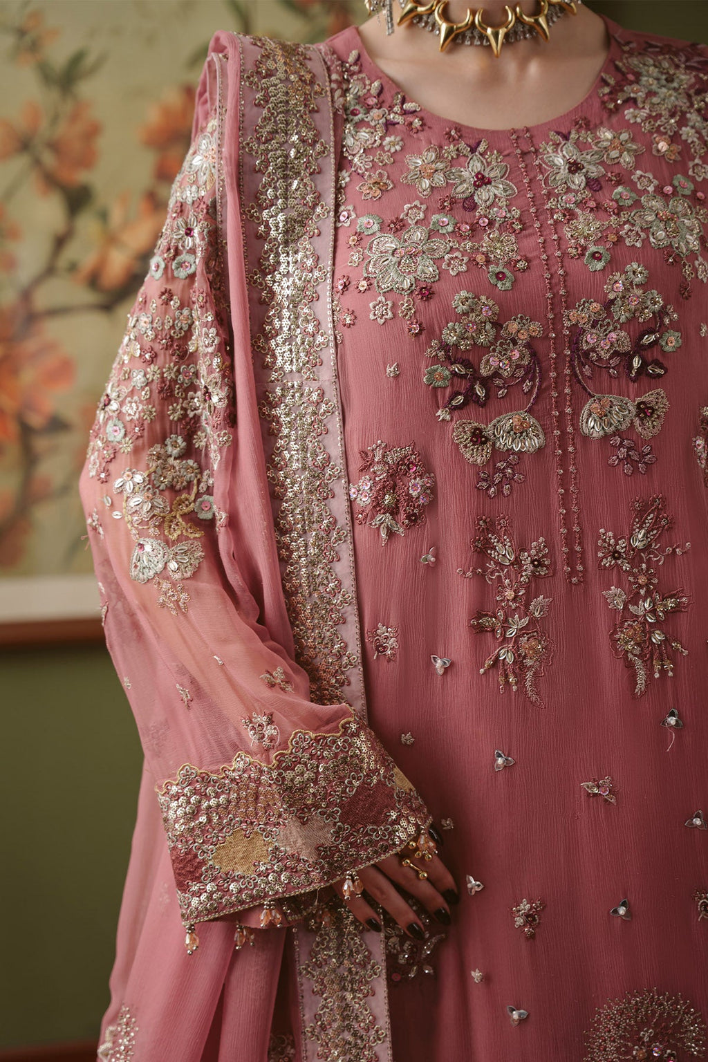 Nureh | Elaya Festive Chiffon | NEL-91A