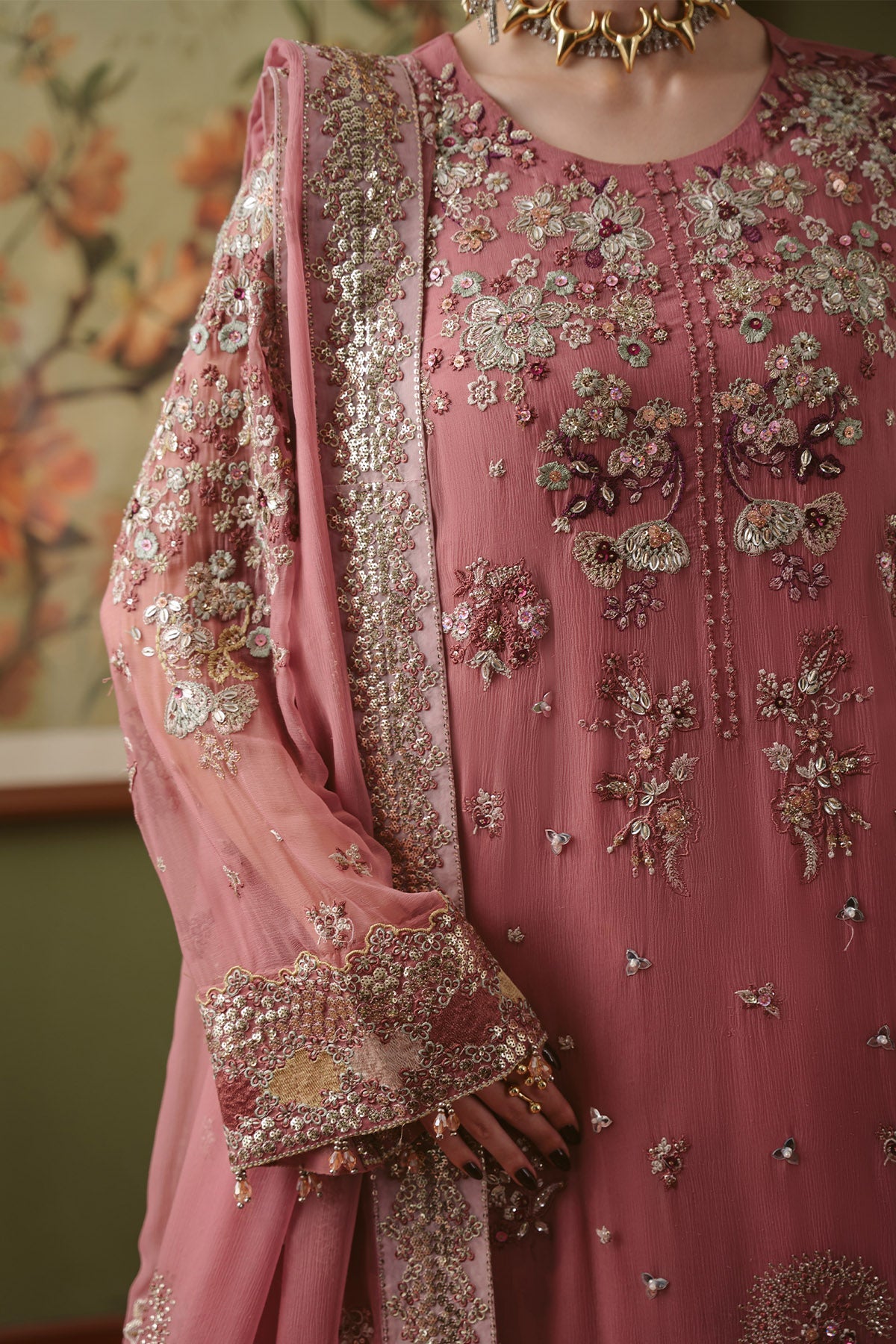Nureh | Elaya Festive Chiffon | NEL-91A