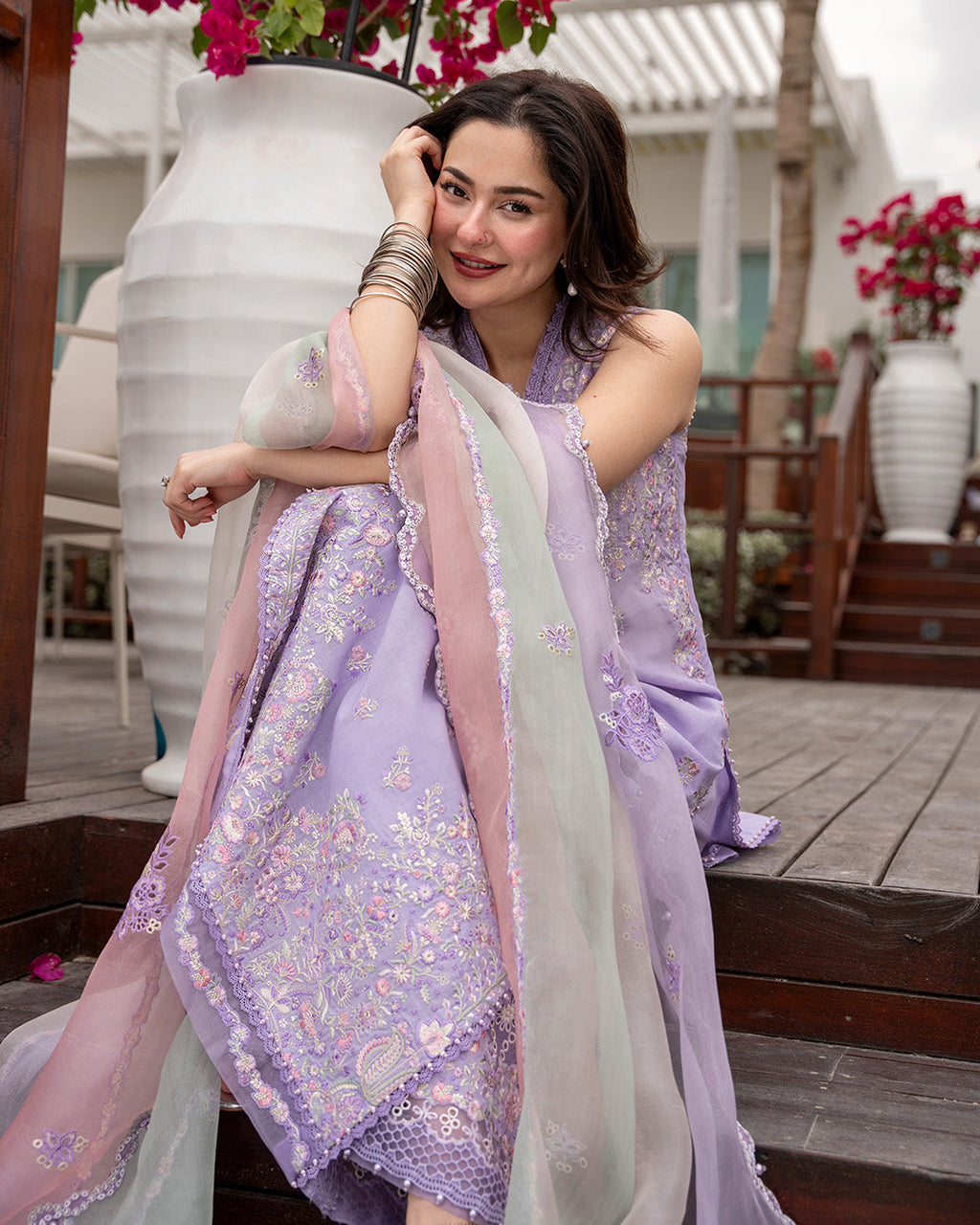 Faiza Saqlain | Aya Luxury Lawn '26 | Suela