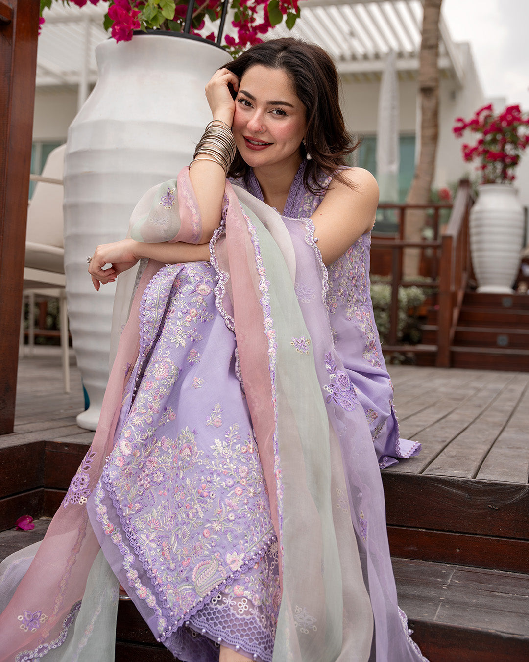 Faiza Saqlain | Aya Luxury Lawn '26 | Suela