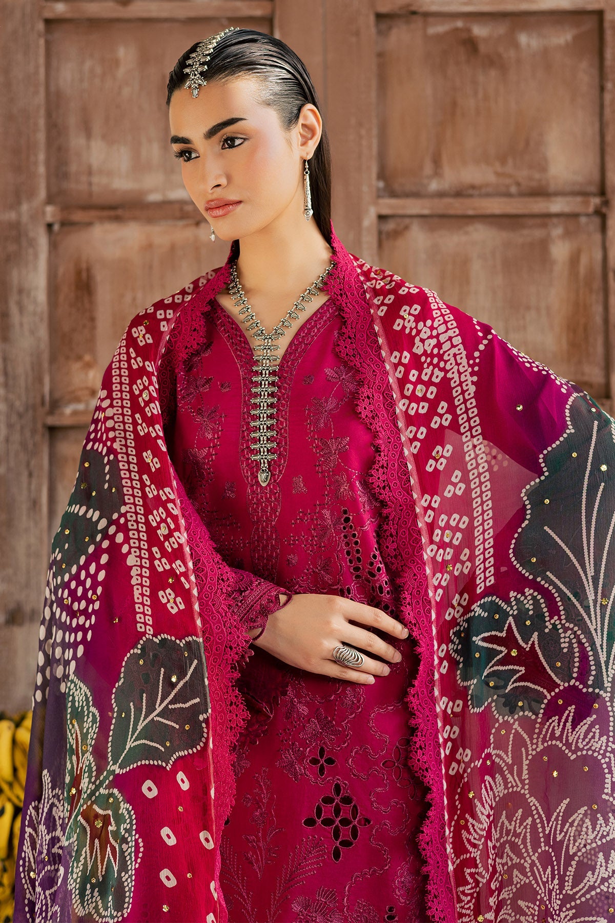 Nureh | Bazar Embroidered lawn | NE-255