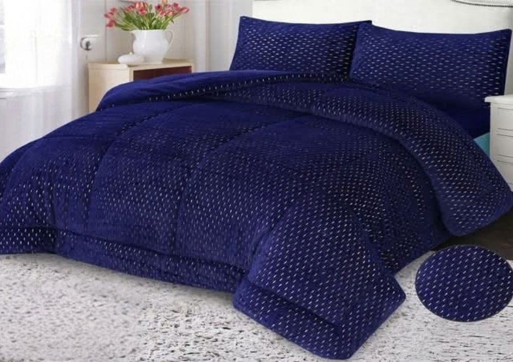 BM |  Gold 4 PCs Quilt set | BMQS-03