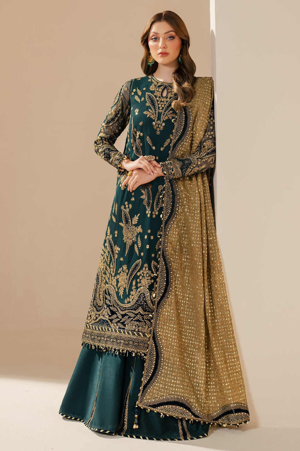 Jazmin | Wedding Formals - Embroidered Chiffon | WF'25-06