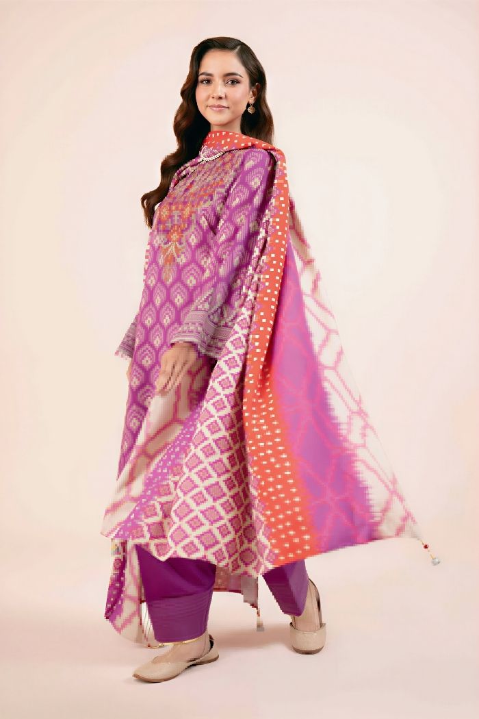 Nishat | Summer 3 Pc Lawn '26 VOL 1 | 42404098-R