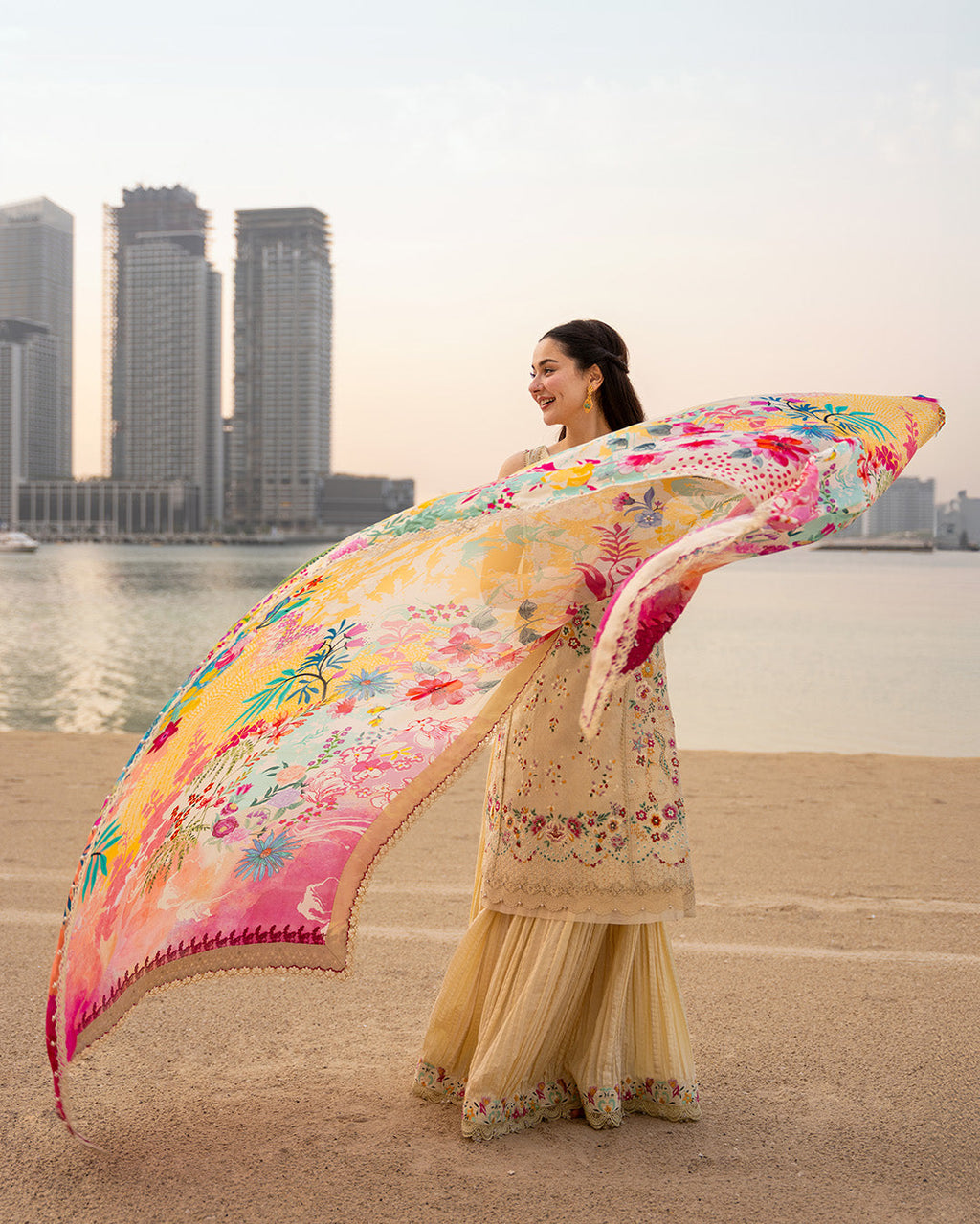Faiza Saqlain | Aya Luxury Lawn '26 | Merjem