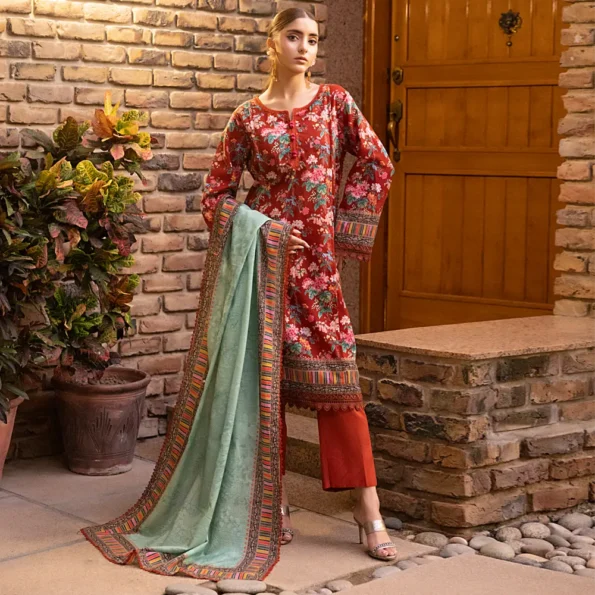 REGALIA | Salina Printed Khaddar | SPKV1-4