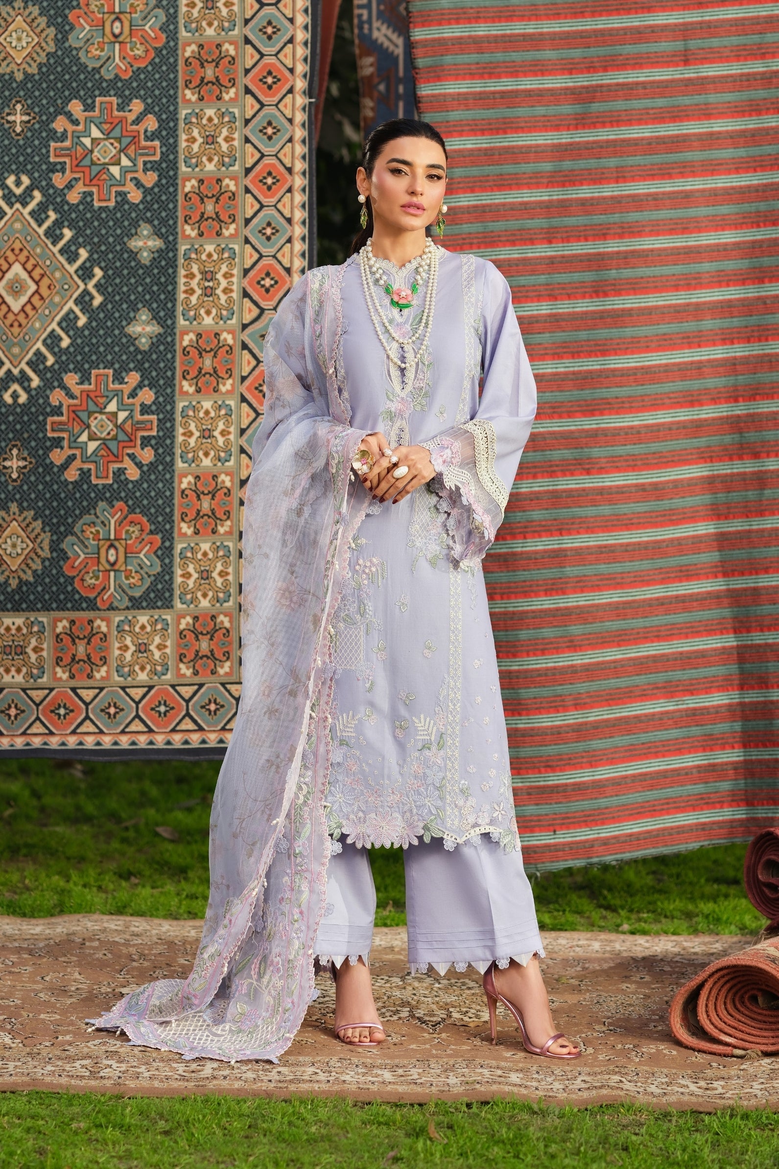 Maryam Hussain | Luxury Lawn '26 | Jasmine