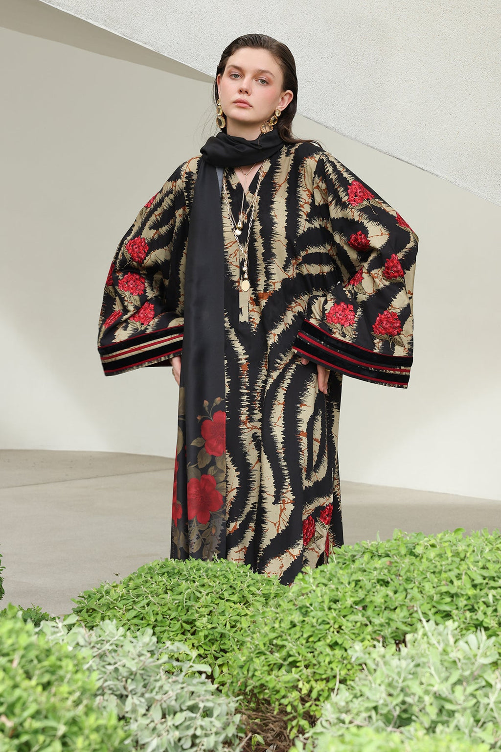 Baroque | Digital Printed Viscose Winter | SF-4560