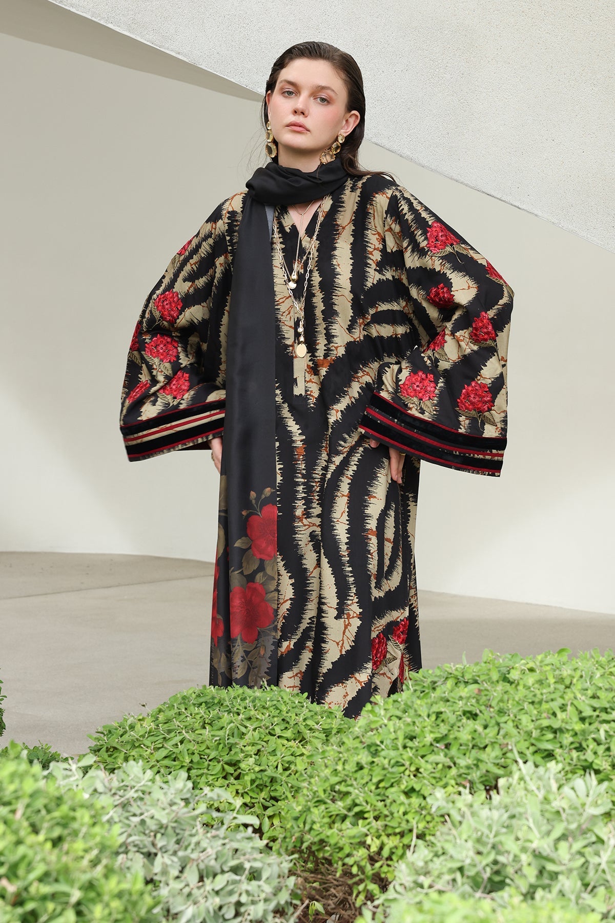 Baroque | Digital Printed Viscose Winter | SF-4560