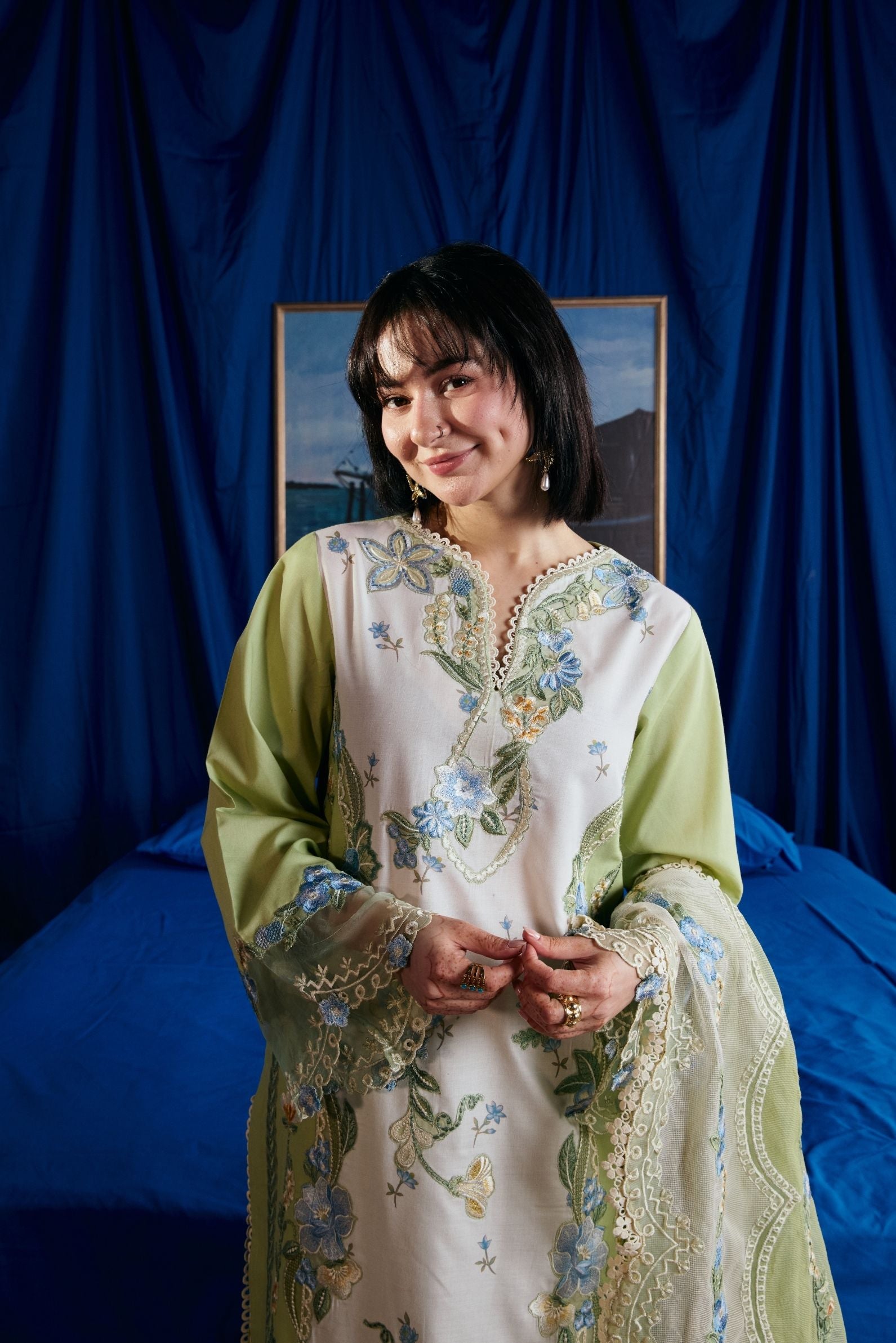 Maryam Hussain | Luxury Lawn VOL 2 | Dimple