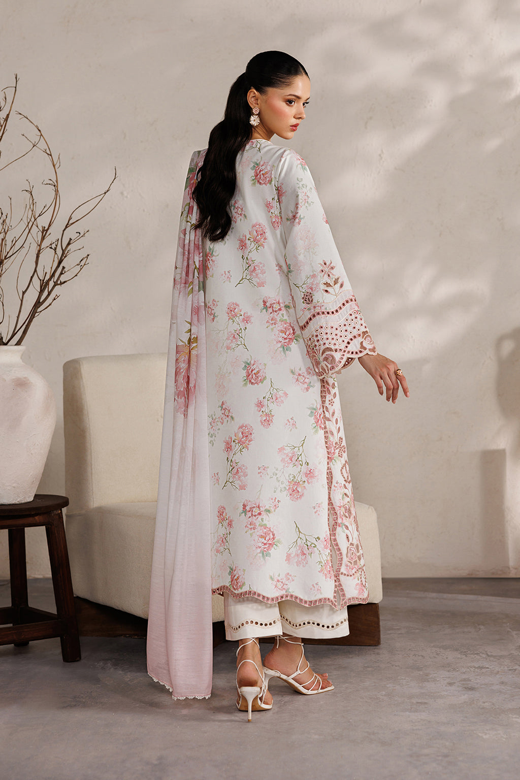 Iznik | Festive Embroidered Lawn | IBE-04