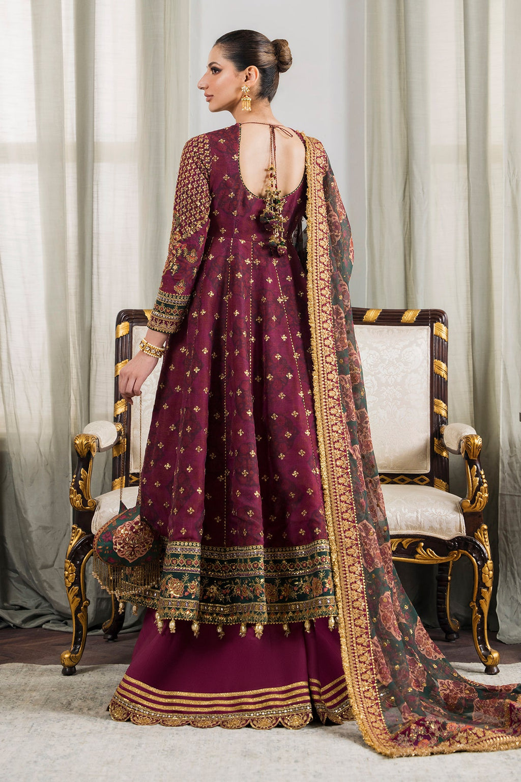 Baroque | EMBROIDERED CHIFFON | CH12-03
