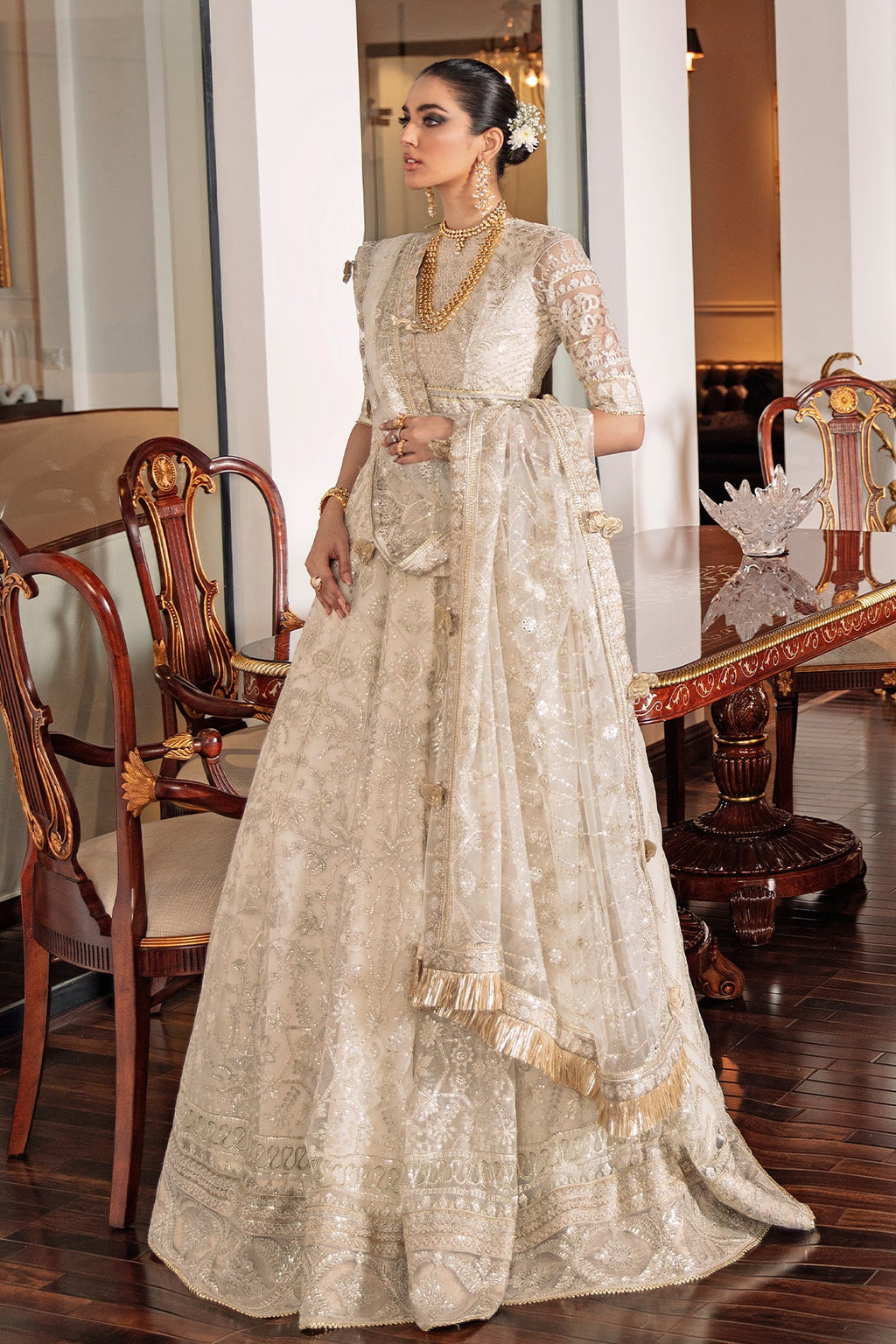 Baroque | EMBROIDERED NET | CH09-05