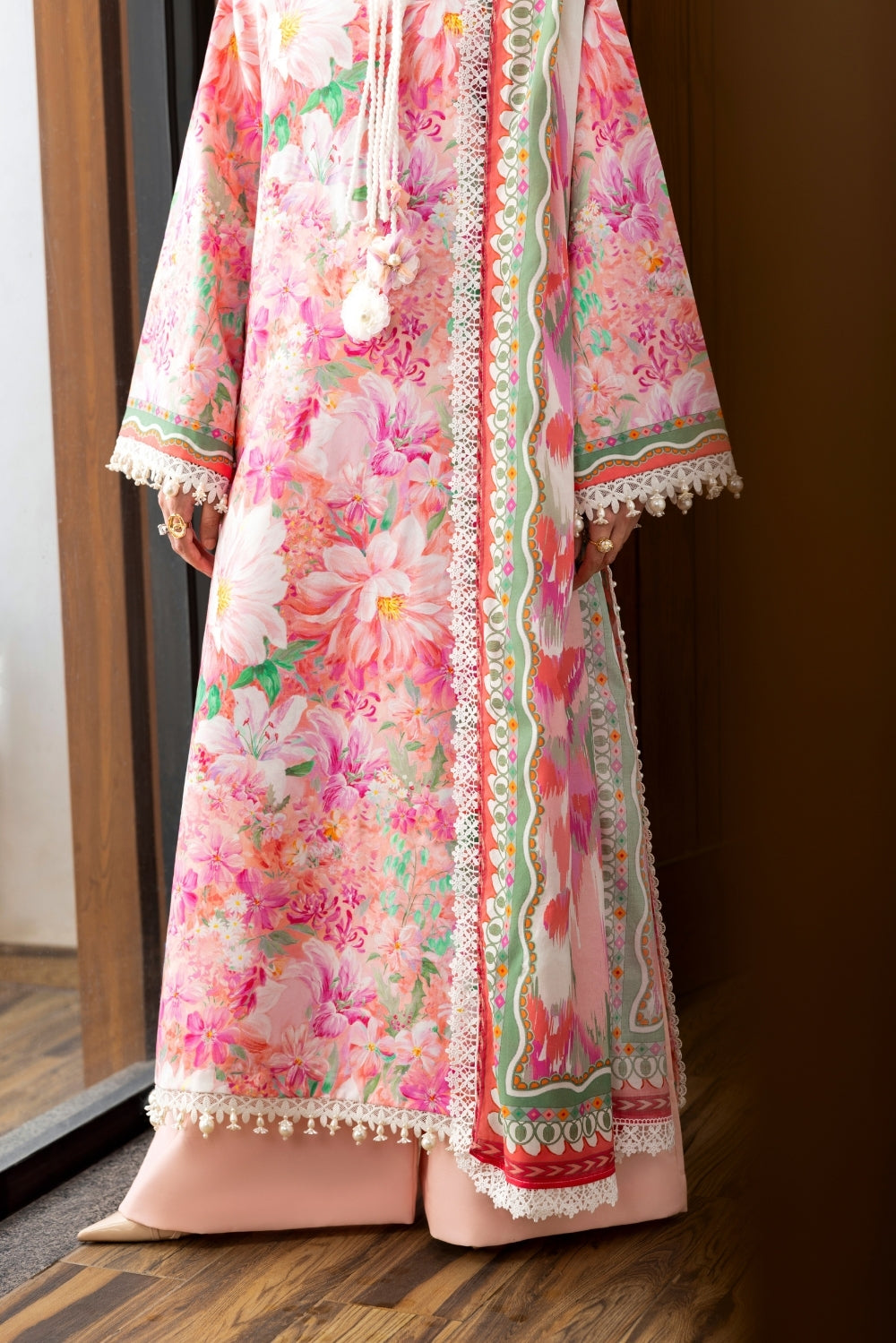 Naqsh | Midnight Meadow Lawn | Peony
