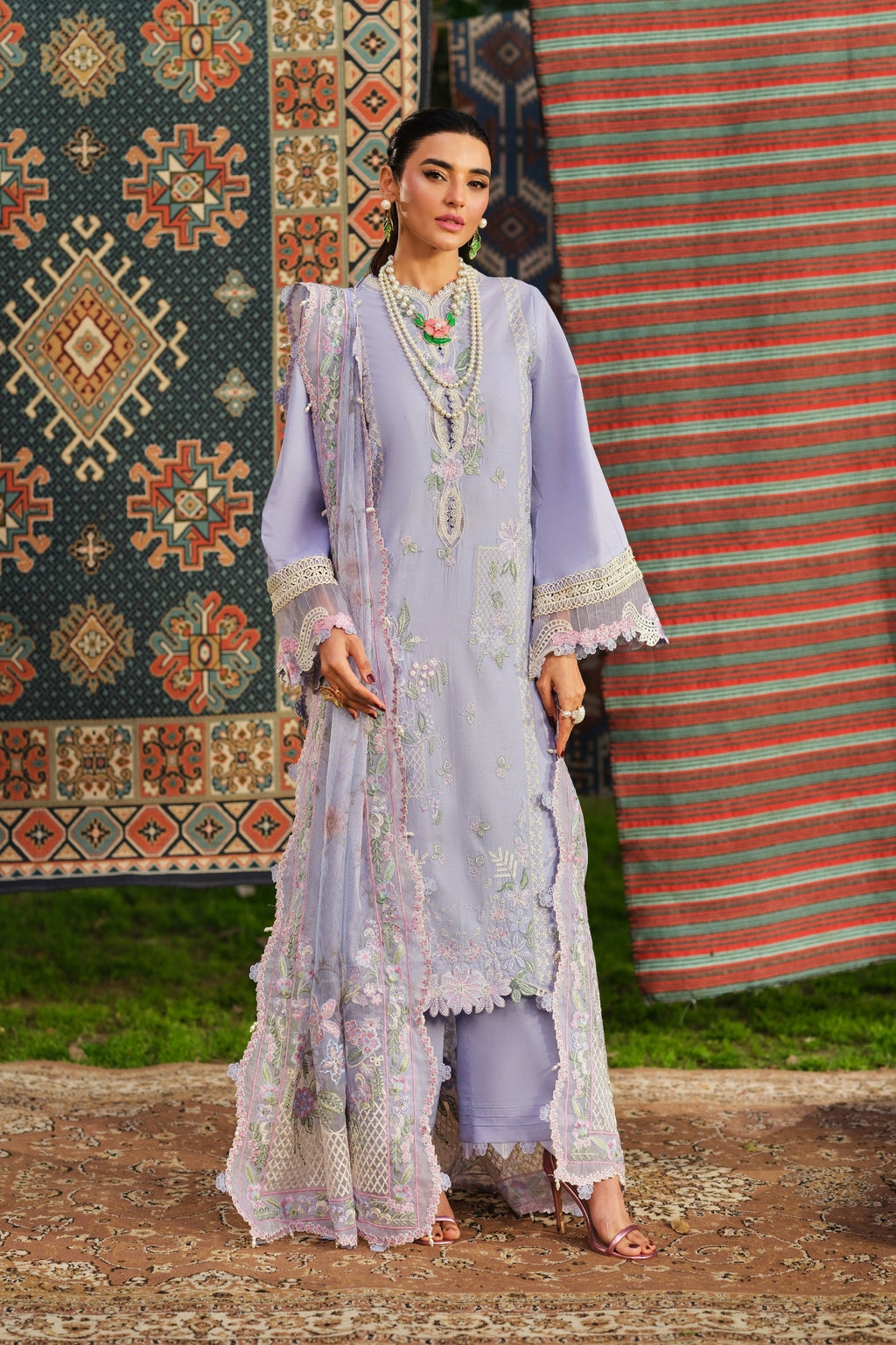 Maryam Hussain | Luxury Lawn '26 | Jasmine