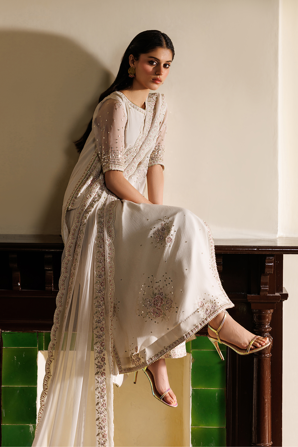 Iznik | Semi Formals - Embroidered Chiffon | CC-98