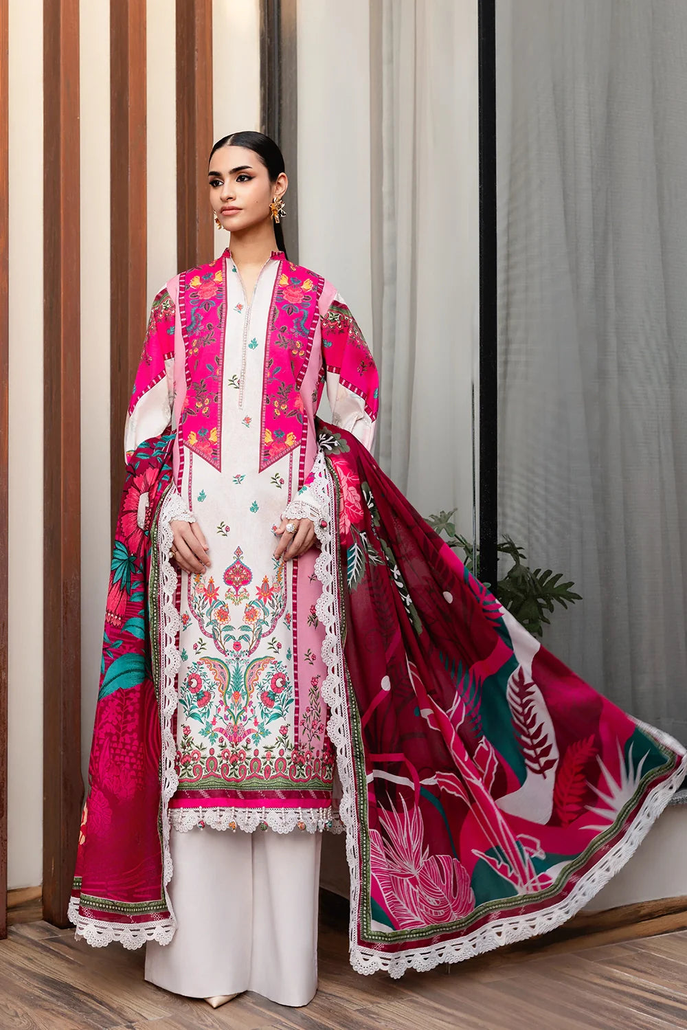 Naqsh | The Breeze Edit Lawn | Rosé Dream