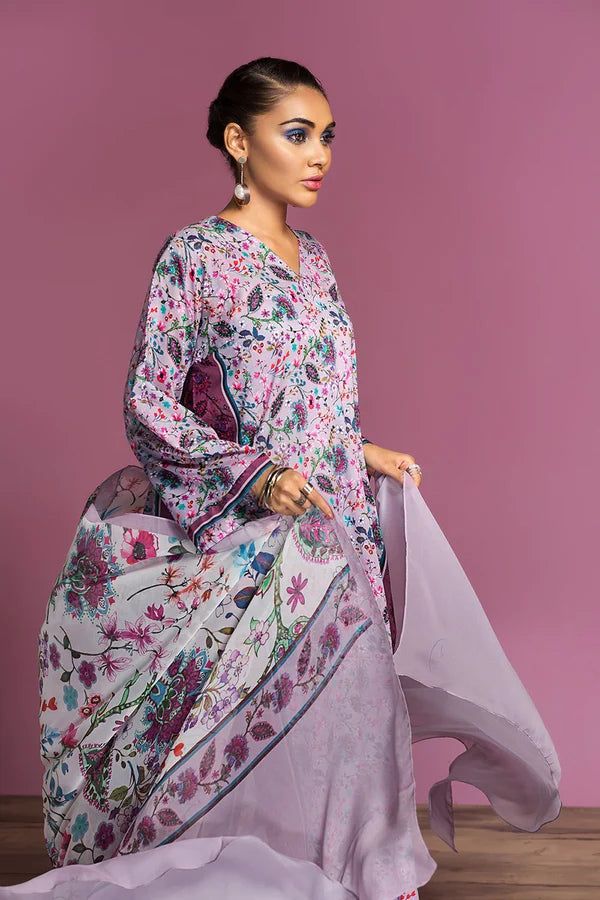 Nishat | Digital Printed Lawn | 3 Piece