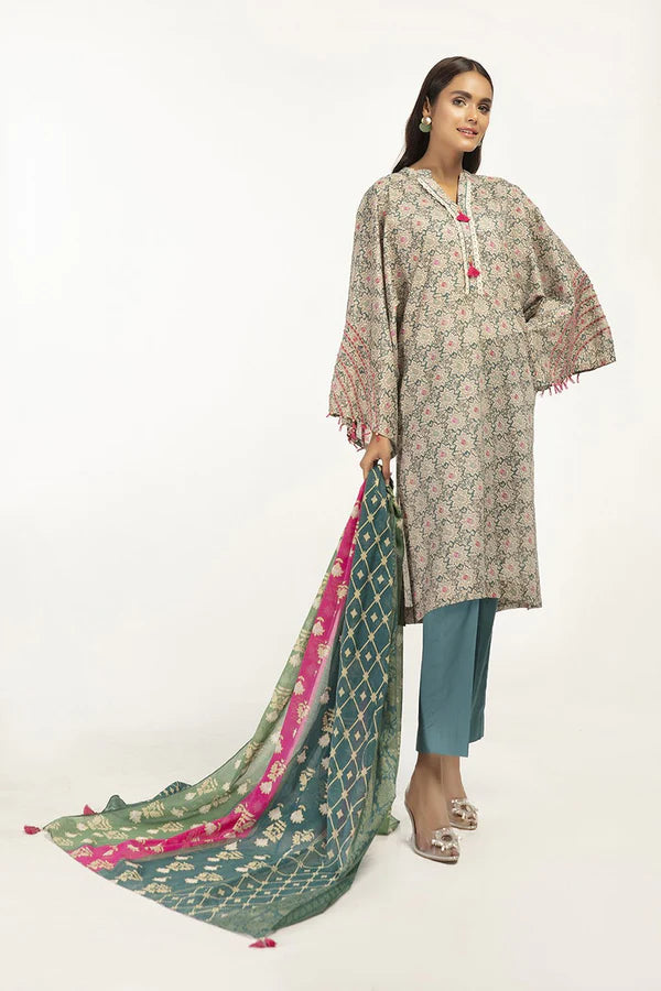 Nishat | Digital Printed Lawn | 3 Piece