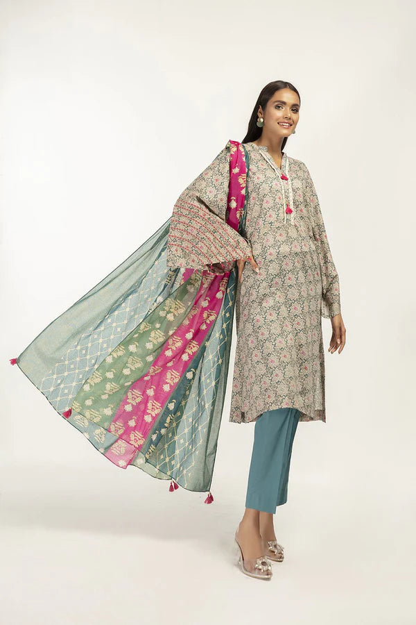 Nishat | Digital Printed Lawn | 3 Piece