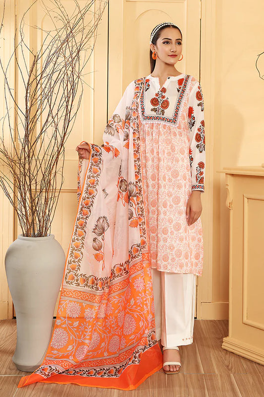 Nishat | Printed Lawn | 3 Piece