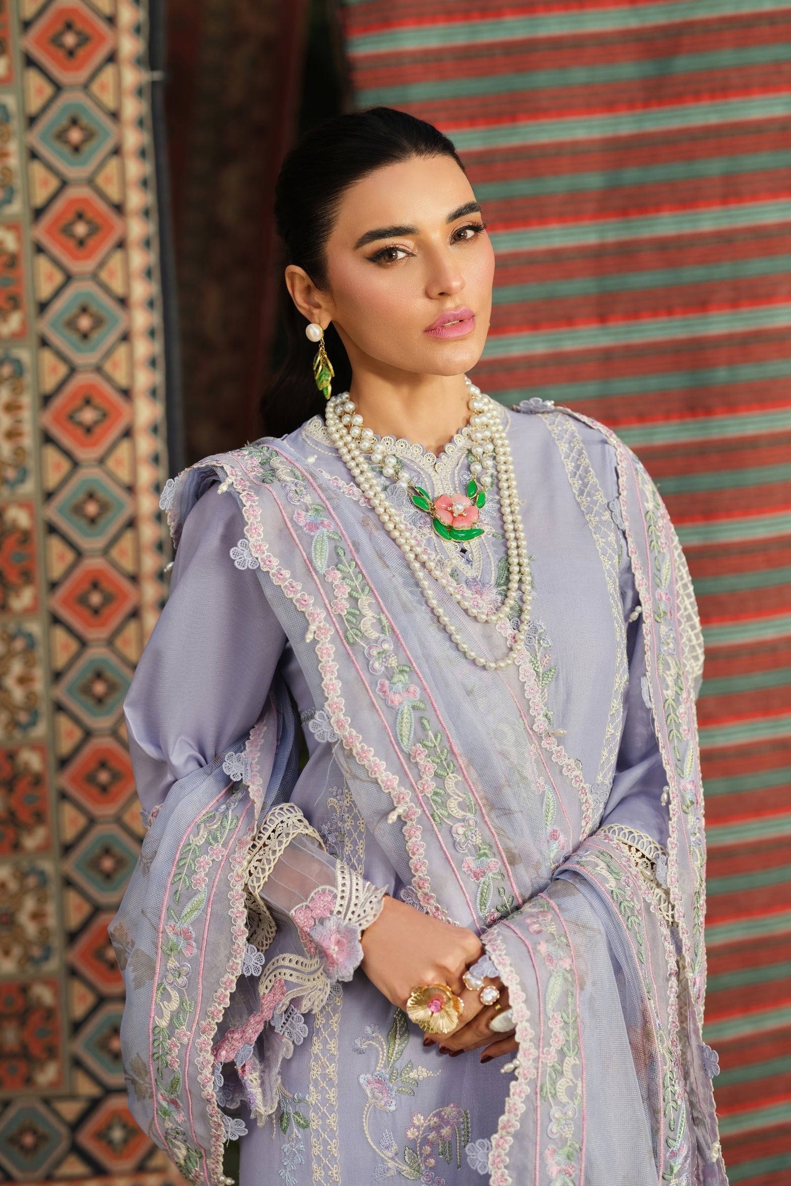 Maryam Hussain | Luxury Lawn '26 | Jasmine