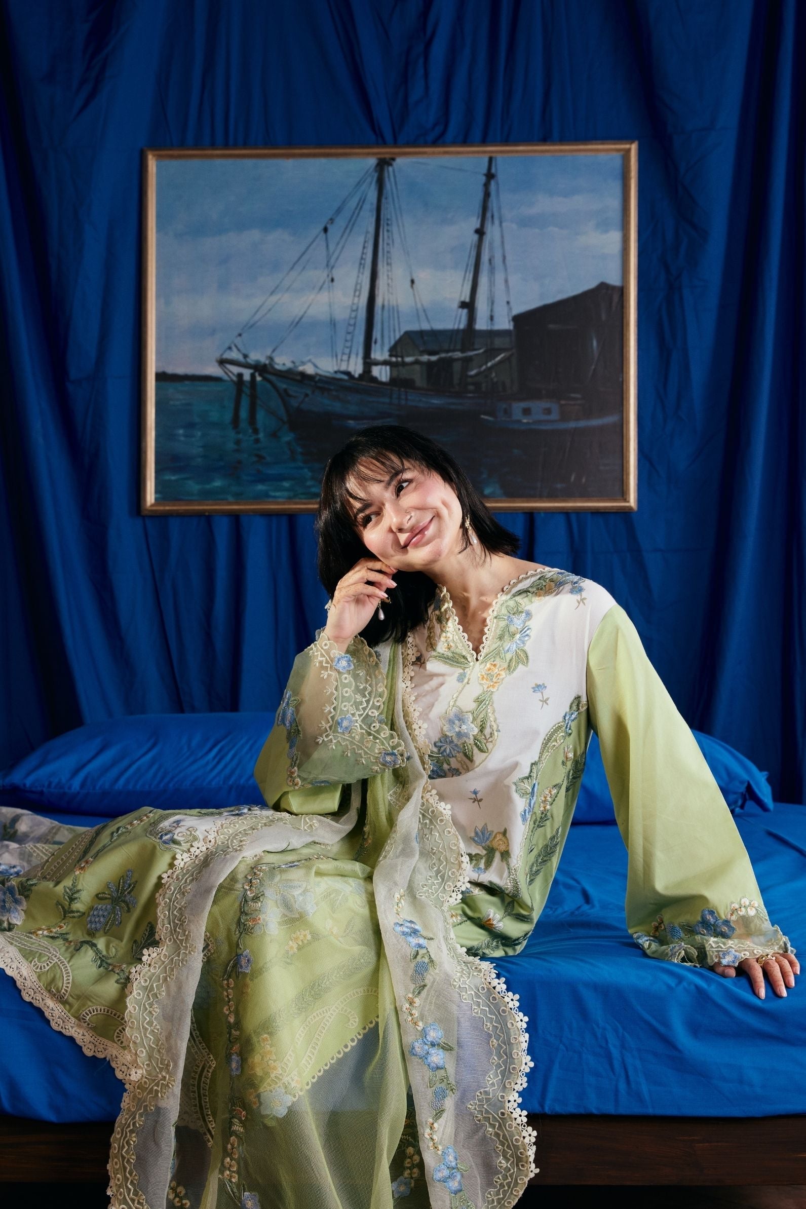 Maryam Hussain | Luxury Lawn VOL 2 | Dimple