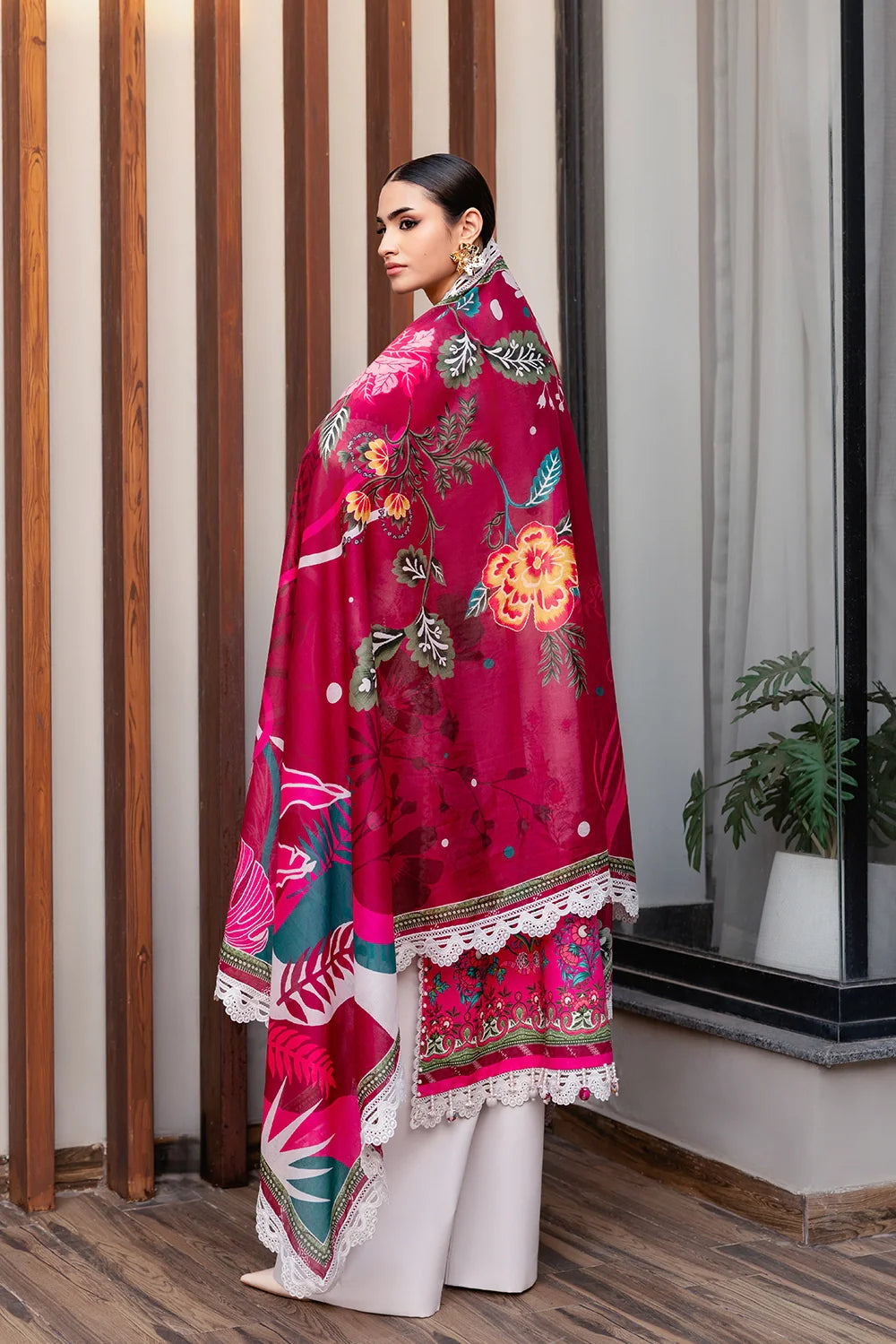 Naqsh | The Breeze Edit Lawn | Rosé Dream