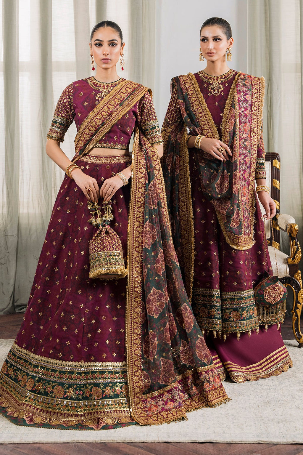 Baroque | EMBROIDERED CHIFFON | CH12-03