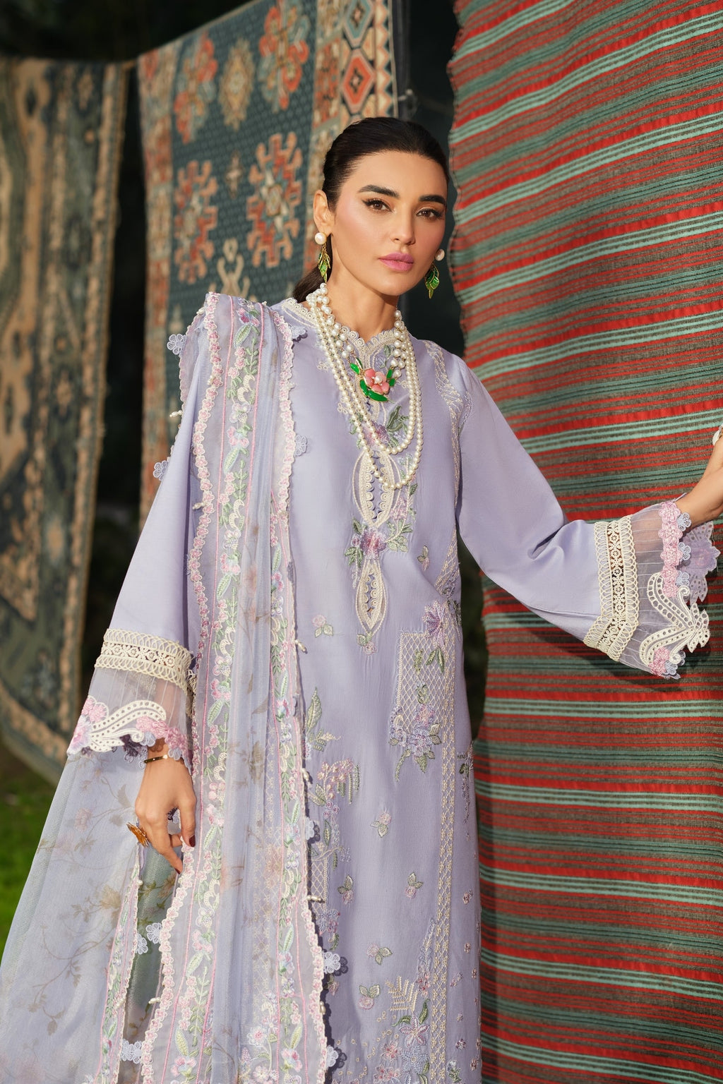Maryam Hussain | Luxury Lawn '26 | Jasmine