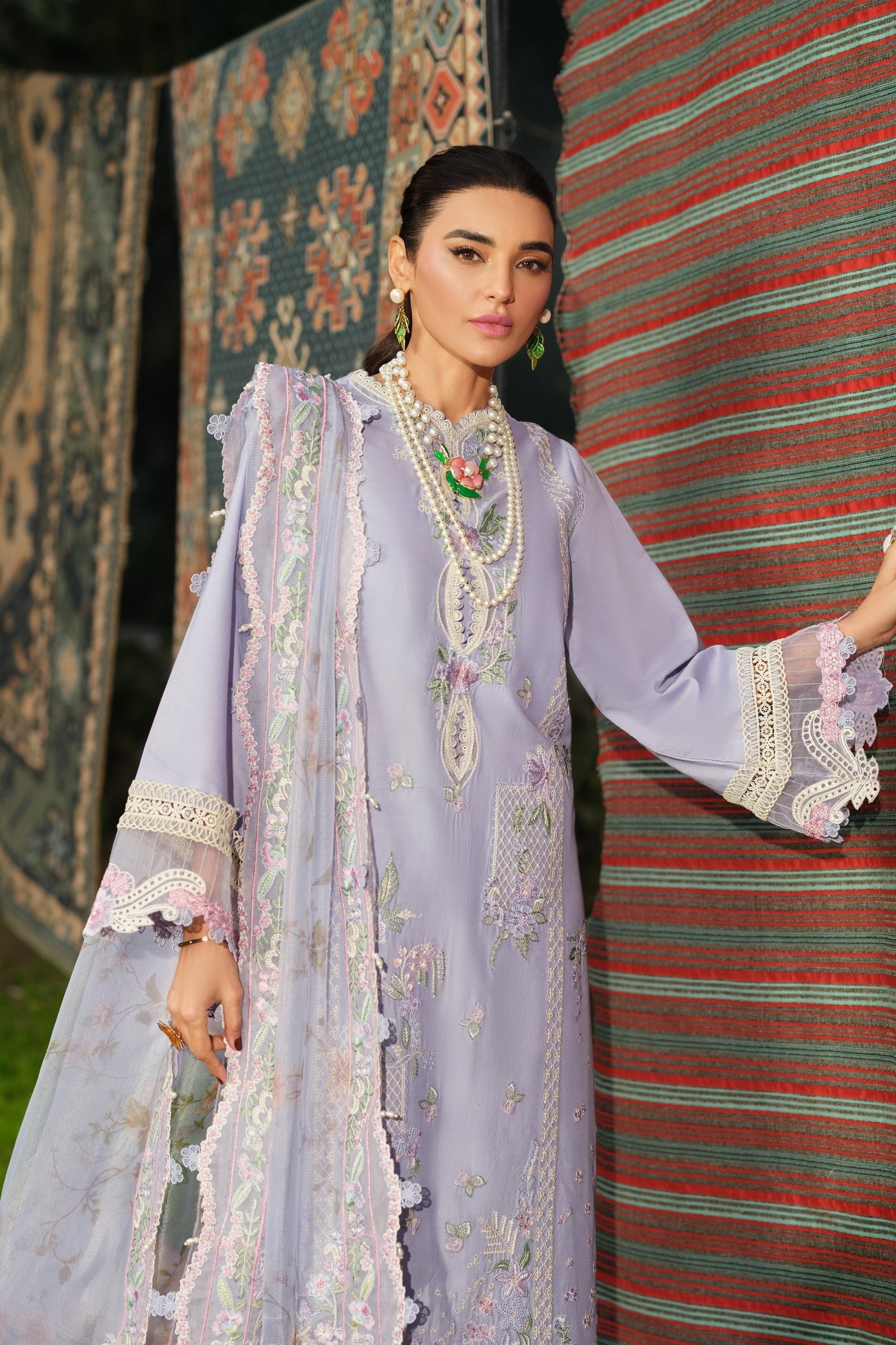 Maryam Hussain | Luxury Lawn '26 | Jasmine