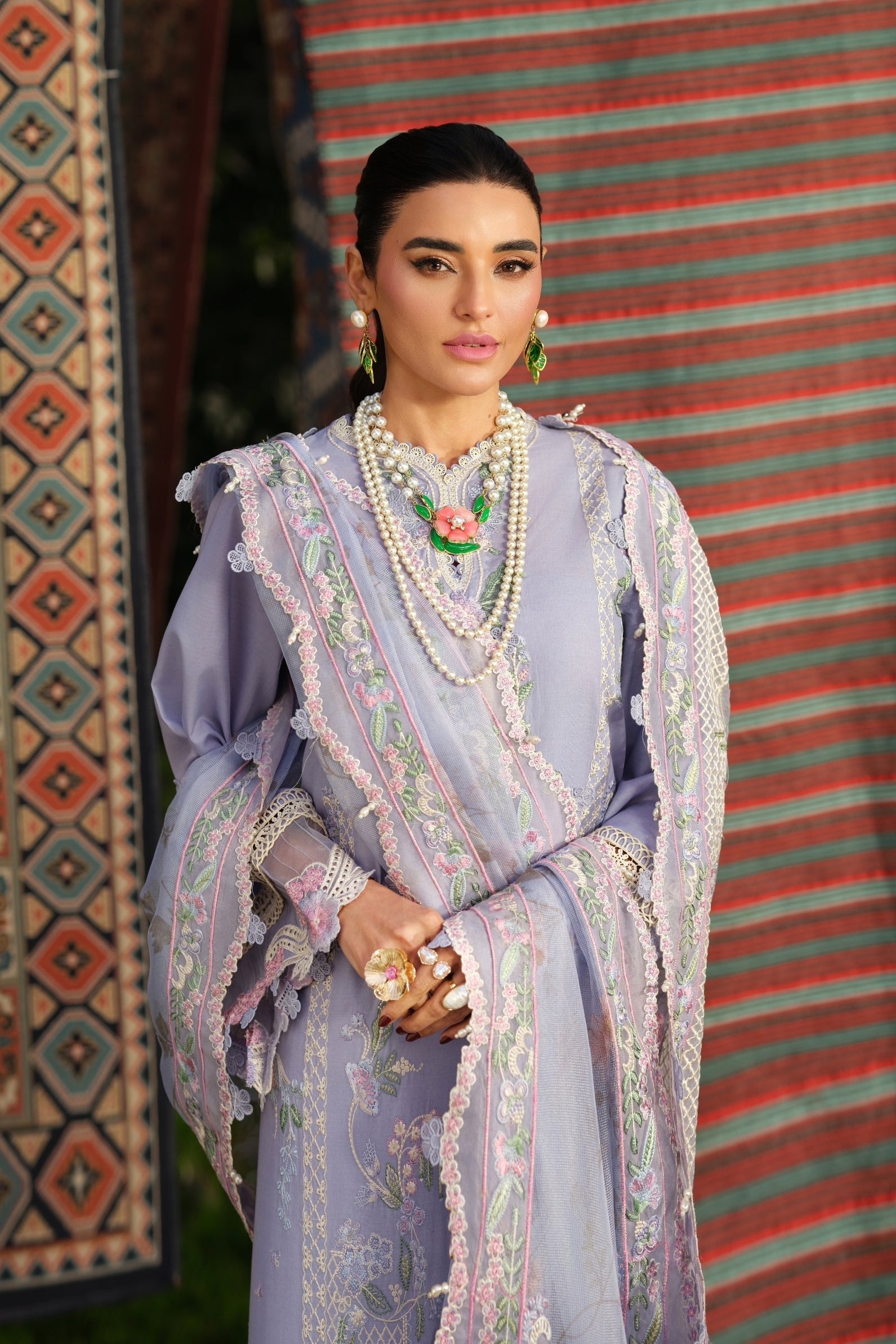 Maryam Hussain | Luxury Lawn '26 | Jasmine
