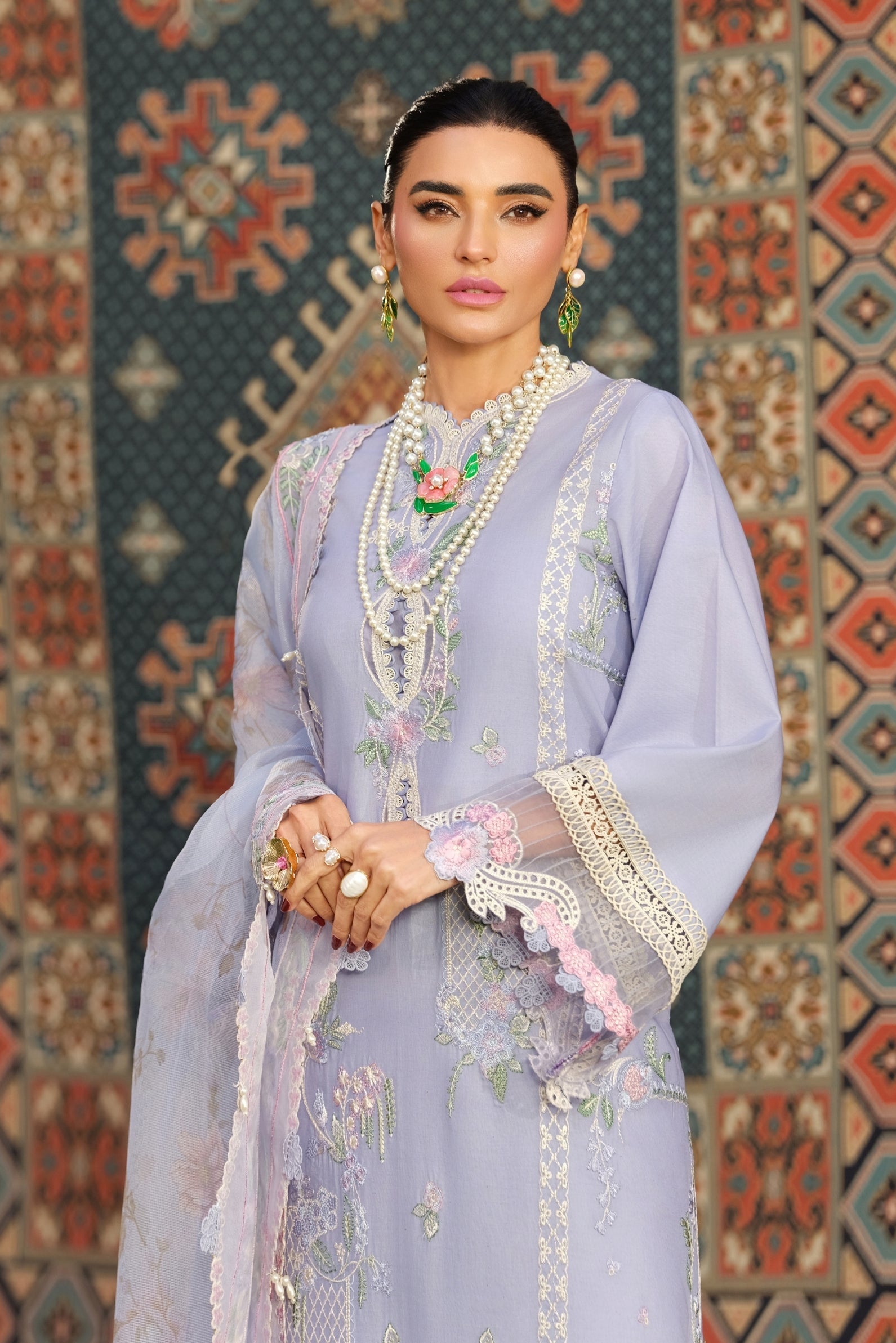 Maryam Hussain | Luxury Lawn '26 | Jasmine