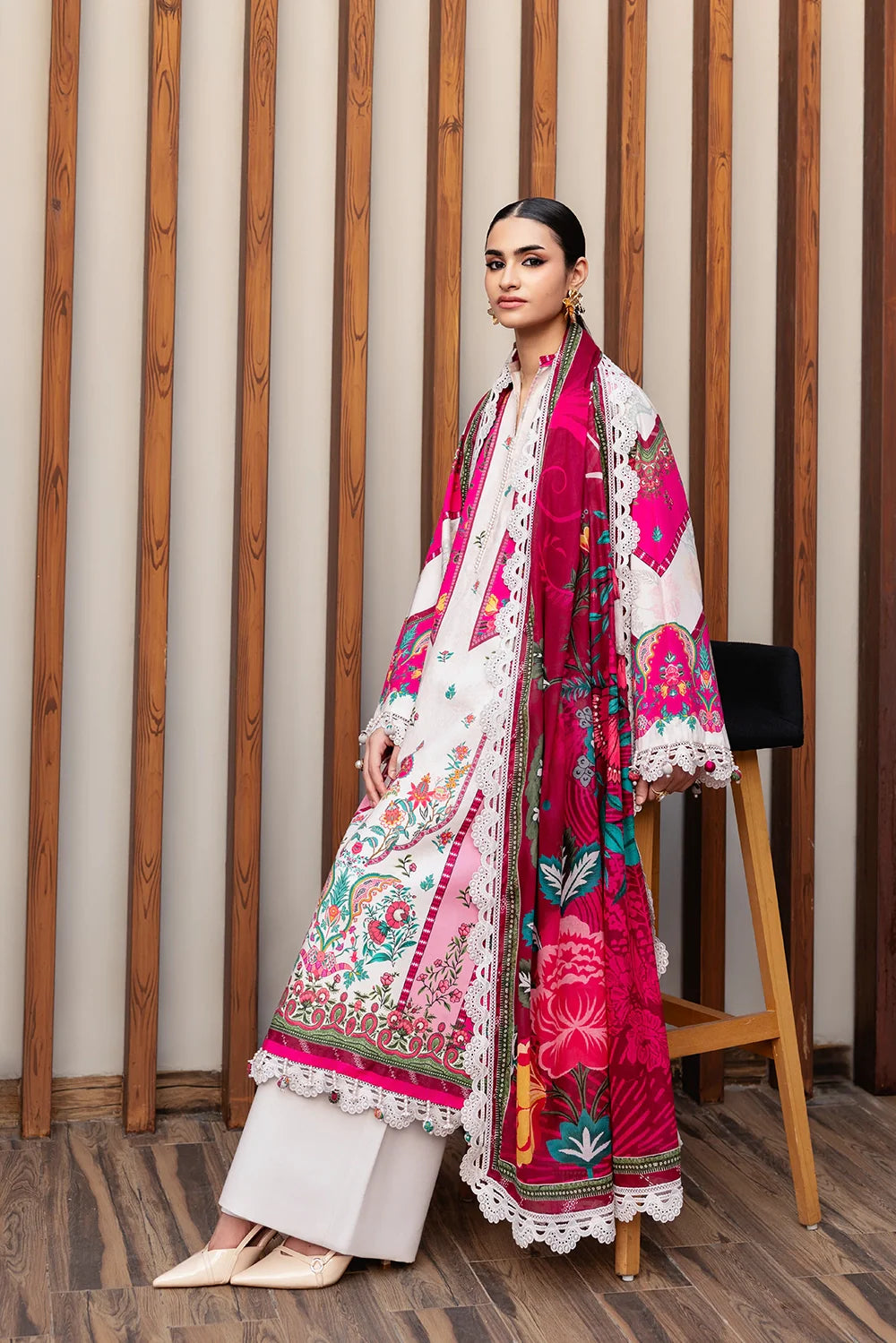 Naqsh | The Breeze Edit Lawn | Rosé Dream