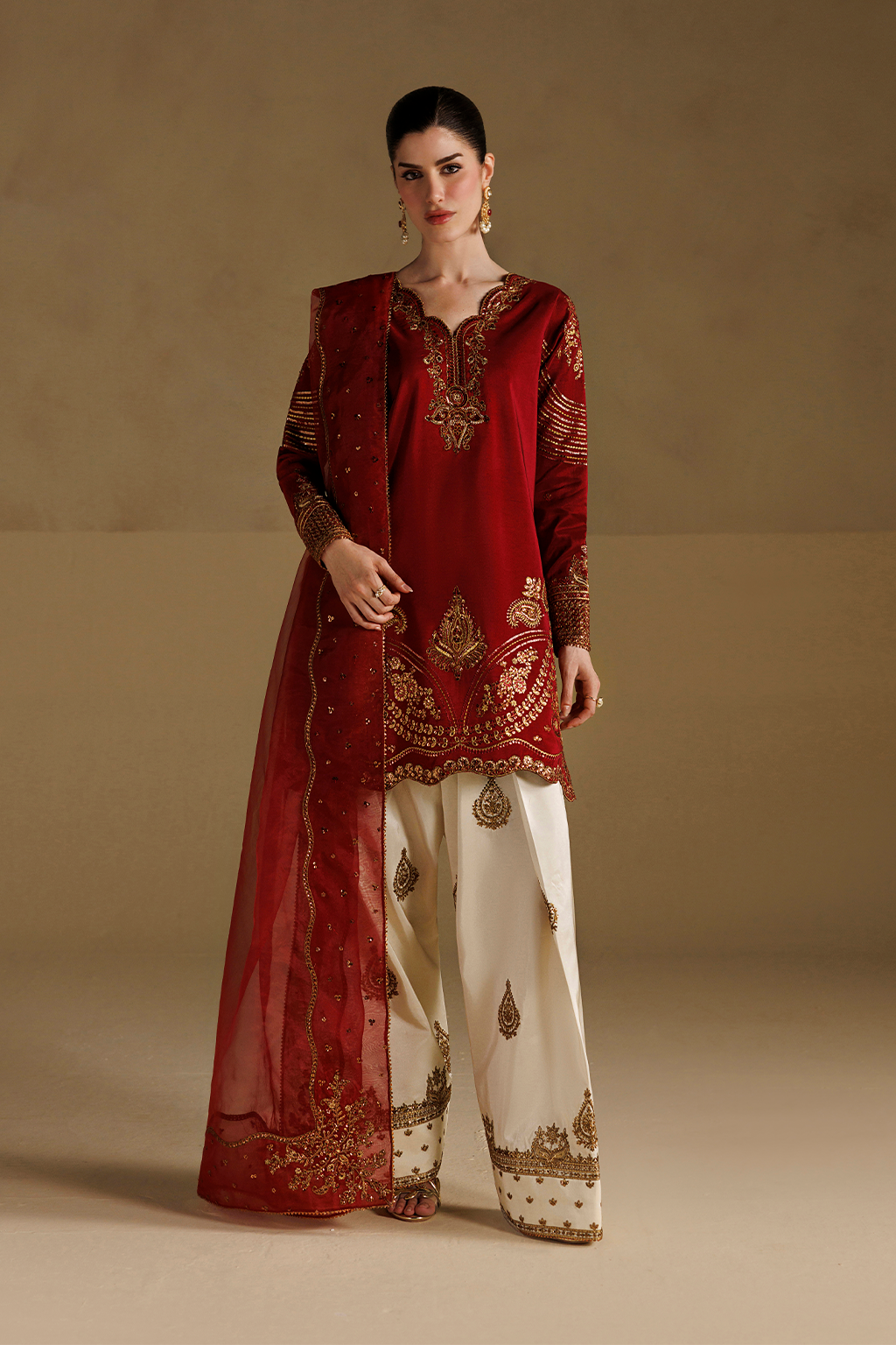 Iznik | Formals 26 Embroidered Ramen Silk | UE-734