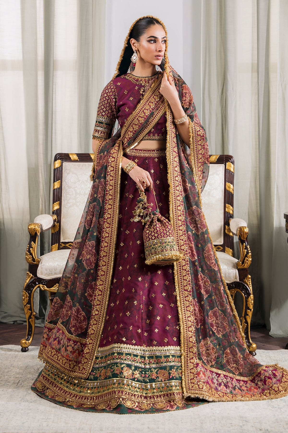 Baroque | EMBROIDERED CHIFFON | CH12-03